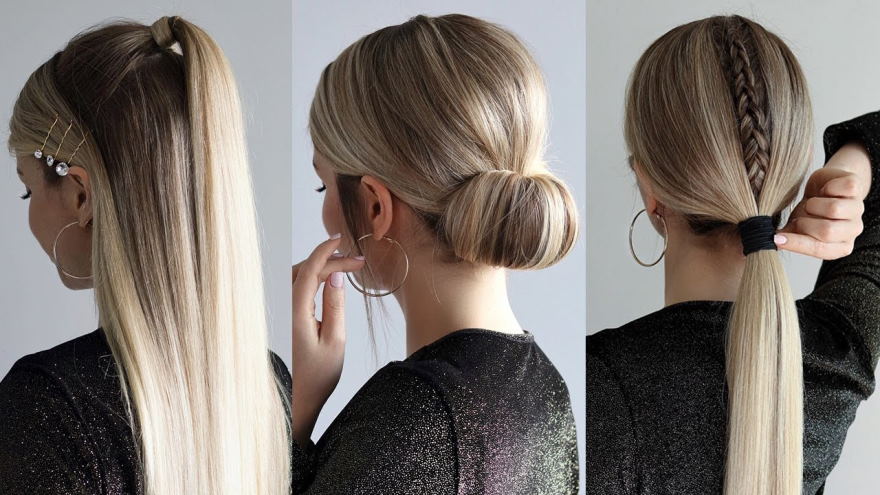 holidays party hairstyles